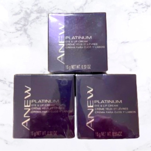 👄 QTY 3 EYE & LIP CREAM Anew Platinum Less Than Book Price New In Wrap! Avon - Picture 1 of 7